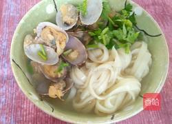 蛤蜊拌面条（简单早餐）的做法图解5