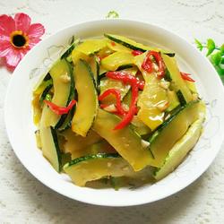 清炒嫩南瓜片的做法[图]