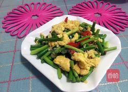 蒜苔炒鸡蛋的做法图解7