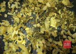 酸菜毛豆炒肉末的做法图解4