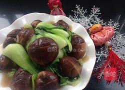 香菇油菜的做法图解7