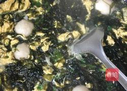 紫菜鸡蛋鱼丸汤的做法图解5