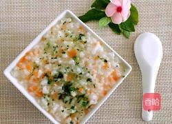 胡萝卜菠菜粥的做法图解6