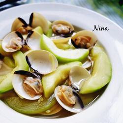 丝瓜炖蛤蜊的做法[图]