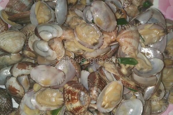 炒花蛤