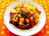 里脊肉炒日本豆腐