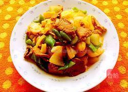 里脊肉炒日本豆腐的做法图解11