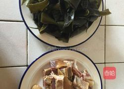 板鸭烧海带结的做法图解1