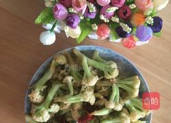 辣炒花菜的做法图解3
