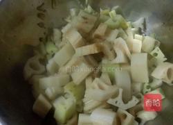 凉拌酸辣藕丁的做法图解4