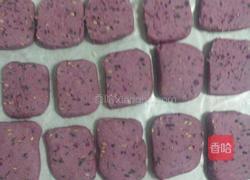 奶香紫薯芝麻饼的做法图解6