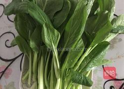白灼菜心的做法图解1
