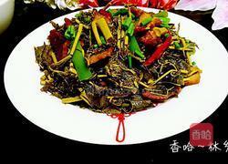 腊肉炒香椿的做法图解9