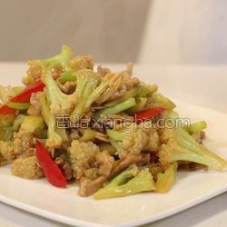 肉片炒菜花的做法[圖]