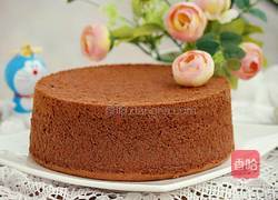 可可戚风蛋糕(八寸)的做法图解1