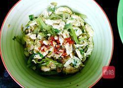 鸡蛋丝炒辣椒丝的做法图解5