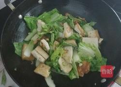 青菜烩豆腐的做法图解3