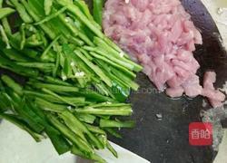 青椒肉丝鸡蛋丝的做法图解3