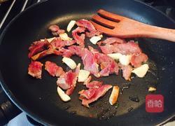 火腿炒菜花的做法图解4