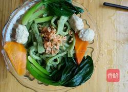 海米肉丸蔬菜面的做法图解8