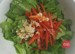 芝麻酱拌油麦菜的做法图解3