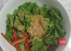 芝麻酱拌油麦菜的做法图解5