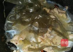 青椒粉皮炒鸡腿肉的做法图解4