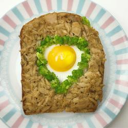 金枪鱼鸡蛋烤面包的做法[图]