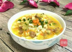 三色豆腐臊子的做法图解7