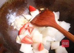 西红柿炒冬瓜片的做法图解3