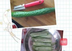 凉拌木耳黄瓜卷的做法图解7