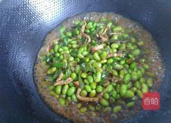 青椒毛豆炒肉丝的做法图解9