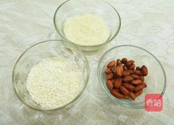 白米花生粥的做法图解2