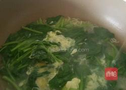 菠菜鸡蛋汤的做法图解4