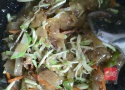 炒肉拉皮的做法图解7