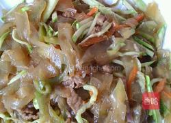 炒肉拉皮的做法图解9