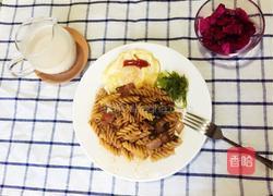 培根通心粉的做法图解4