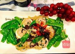 荷兰豆金针菇拌豆腐酿的做法图解12