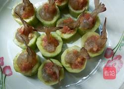 青瓜蒸虾仁的做法图解6