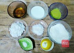 抹茶戚风(八寸)的做法图解2
