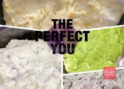 彩色千层发糕的做法图解3