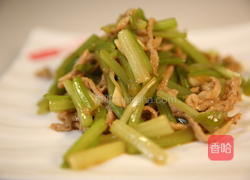 西芹炒里脊的做法图解12