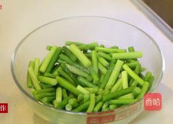 蒜台炒腊肉的做法图解6