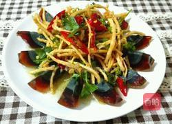 松花蛋调馓子的做法图解6