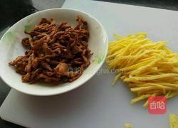 五彩酱拌肉丝面的做法图解4