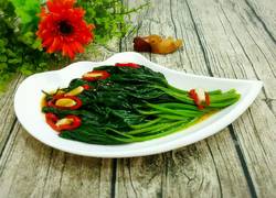白灼红薯叶