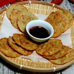白米虾饼