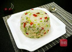 芹菜香干炒饭的做法图解11