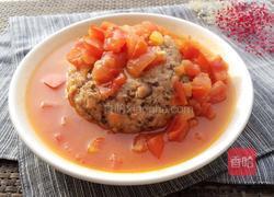 番茄蒸肉饼的做法图解10