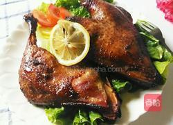 柠香黑椒烤鸭腿的做法图解6